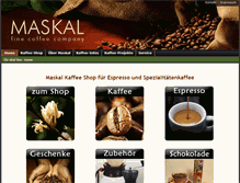 Tablet Screenshot of maskal.de